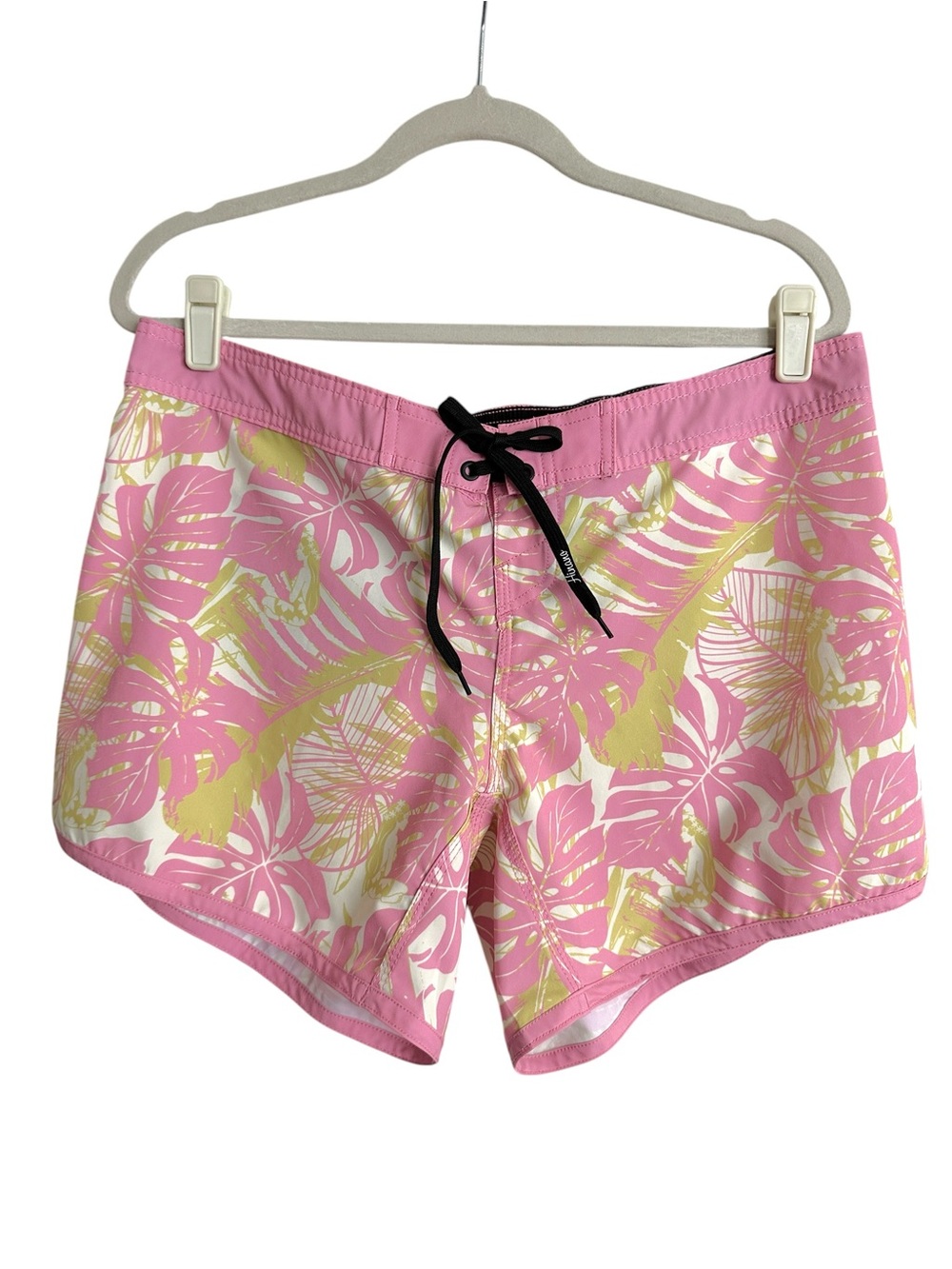 HINANO Tahiti Board Shorts Women XL Pink Tropical Hawaiian Swim Surf Resort Wear